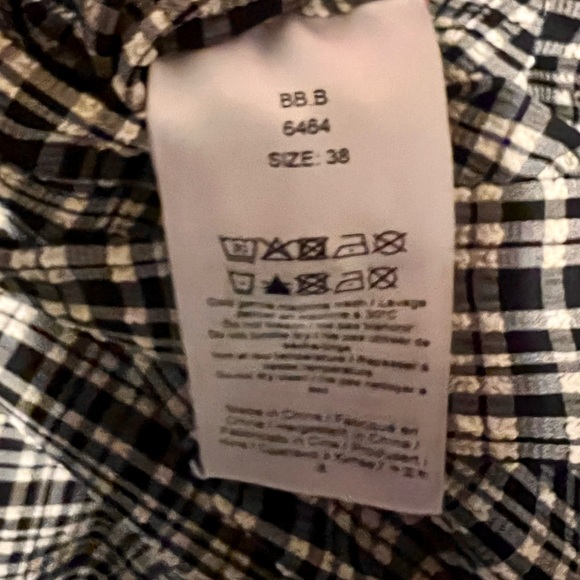 GANNI check-pattern maxi dress. Size 38 EU (6US) - Picture 5 of 8